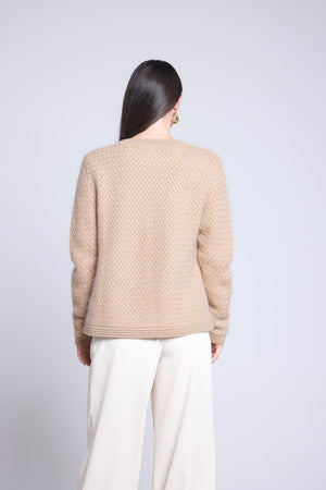 Cardigan Bijoux Cachemire Brosse Aguila