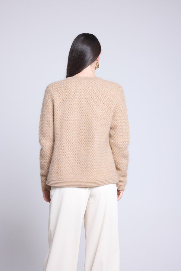 Cardigan Bijoux Cachemire Brosse Aguila