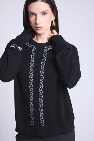 Cardigan Broderie Lurex Betty