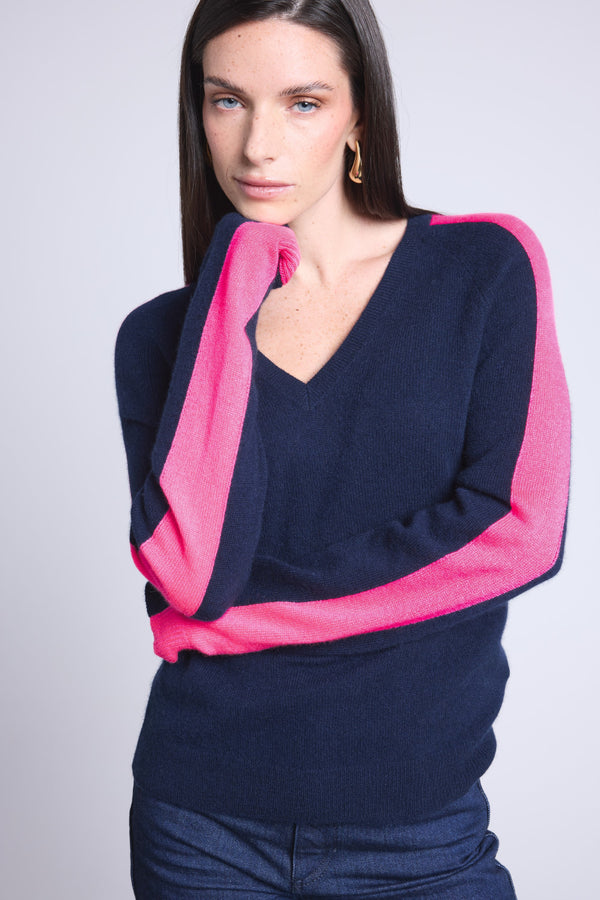 #BLEUMARINEETROSEFLUO