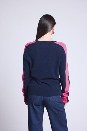 #BLEUMARINEETROSEFLUO