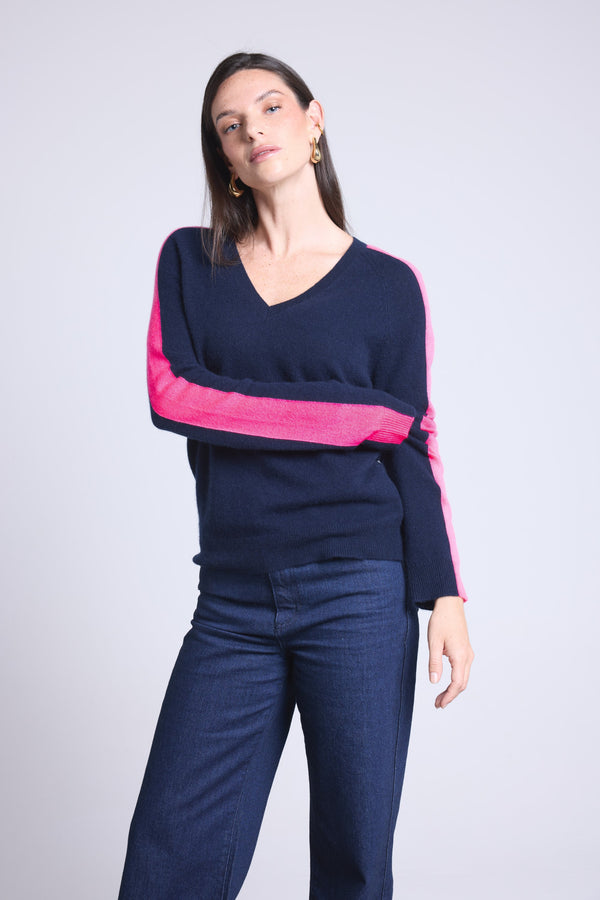 #BLEUMARINEETROSEFLUO