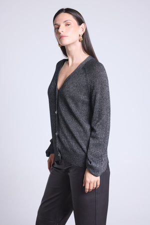 Cardigan Lurex Bijoux Crawford