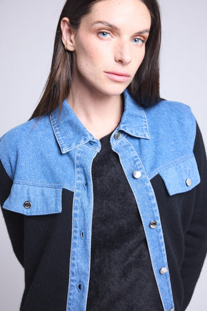 Veste Denim Cachemire Daphne