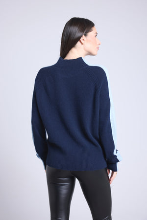 Pull Col Montant Gros Flocon Flora