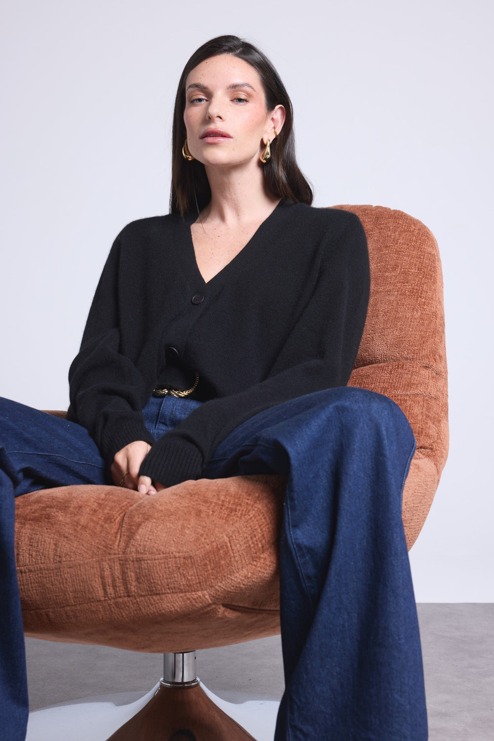 Boyfriend Cardigan Col V Giada