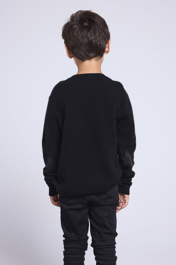 Pull Col Rond Etoile Coude Judy