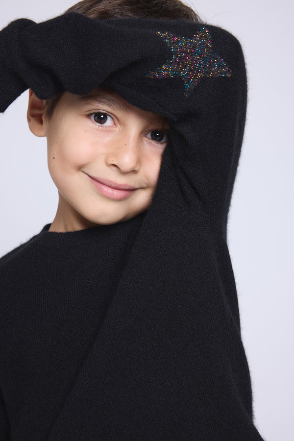 Pull Col Rond Etoile Coude Judy