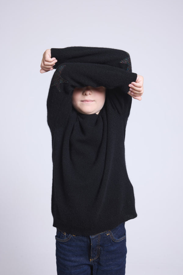 Pull Col Rond Etoile Coude Judy