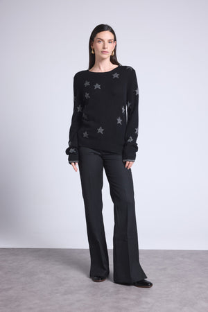 Pull Col Rond Etoiles Lolita