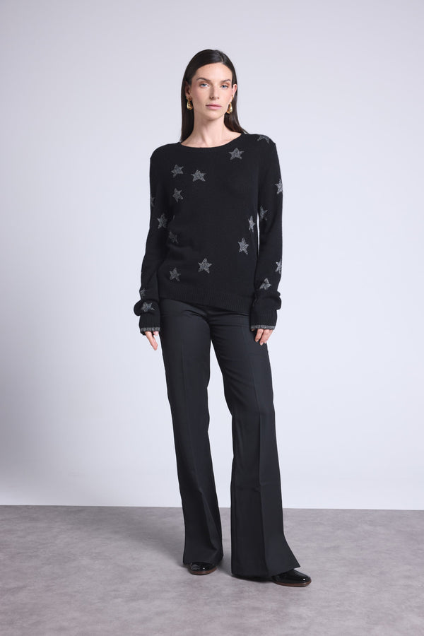 Pull Col Rond Etoiles Lolita