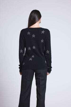 Pull Col Rond Etoiles Lolita