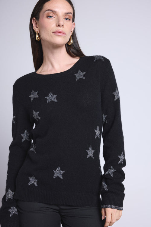 Pull Col Rond Etoiles Lolita