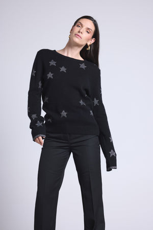 Pull Col Rond Etoiles Lolita