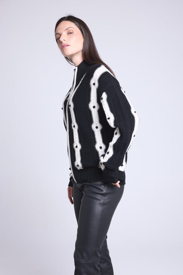 Gilet A Contraste Maddie