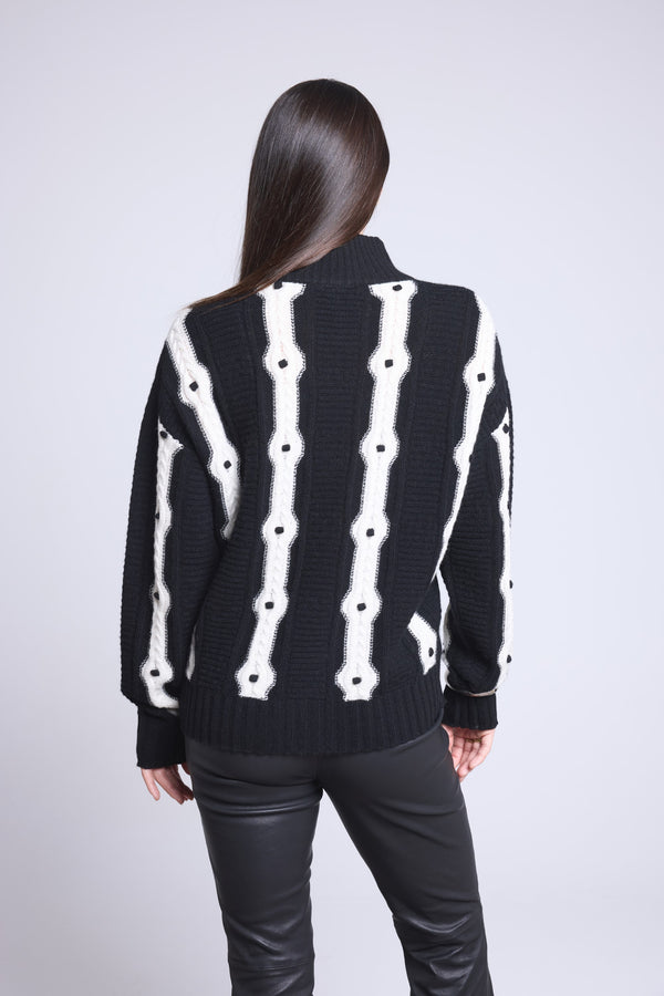 Gilet A Contraste Maddie