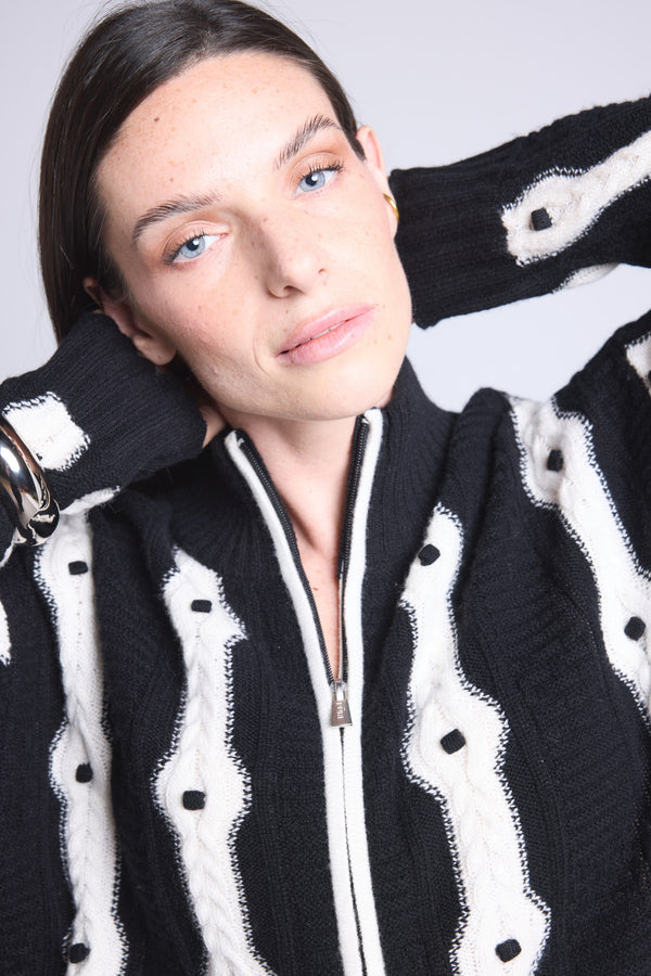 Gilet A Contraste Maddie