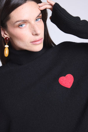 Pull Col Roule Poncho Naya