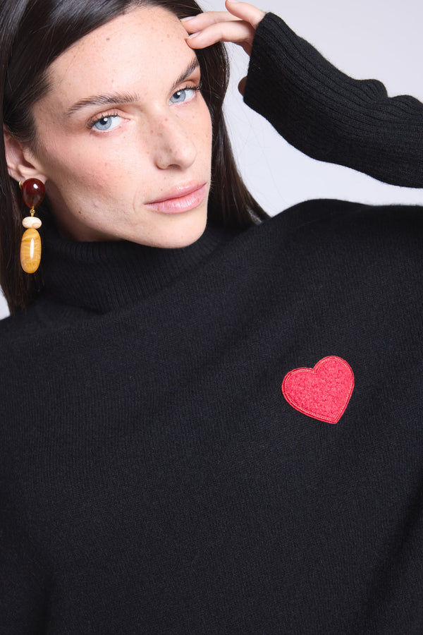 Pull Col Roule Poncho Naya