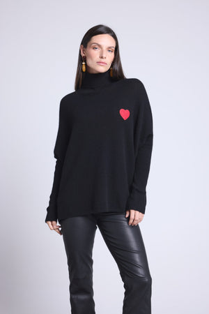 Pull Col Roule Poncho Naya