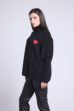 Pull Col Roule Poncho Naya