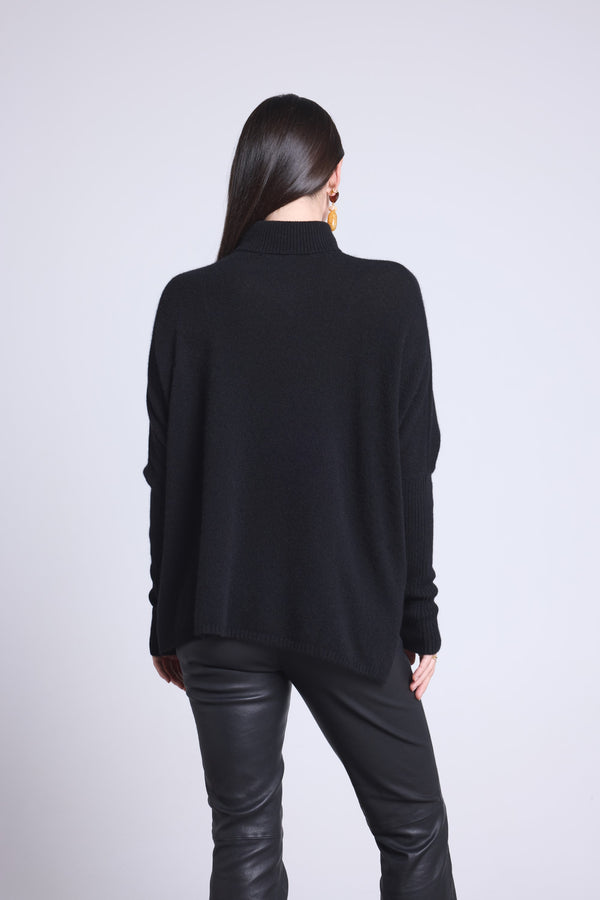 Pull Col Roule Poncho Naya