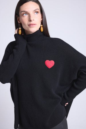 Pull Col Roule Poncho Naya