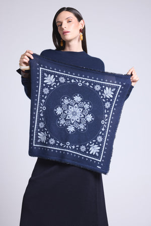 ECHARPE BANDANA FLOWER