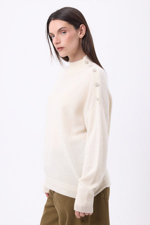 #BLANC-BOUTONSARGENT #FEMME