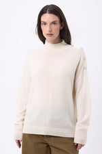 #BLANC-BOUTONSARGENT #FEMME