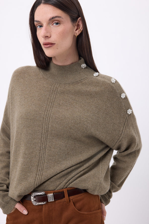 #KHAKICHINE-BOUTONSARGENT #FEMME