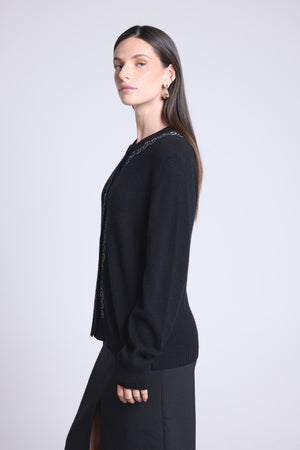 CARDIGAN BRODERIE LUREX - BETTY