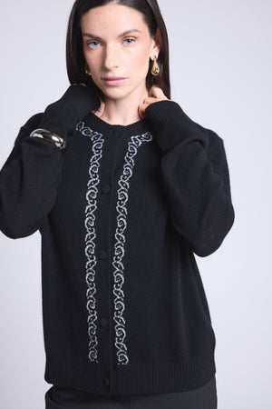 CARDIGAN BRODERIE LUREX - BETTY