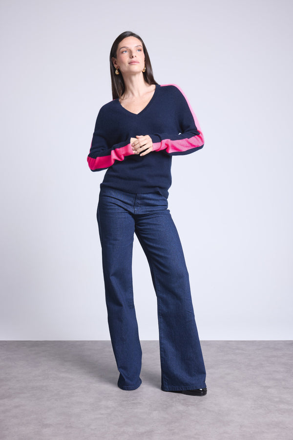 #BLEUMARINEETROSEFLUO