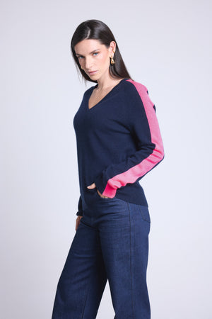#BLEUMARINEROSEFLUO #FEMME