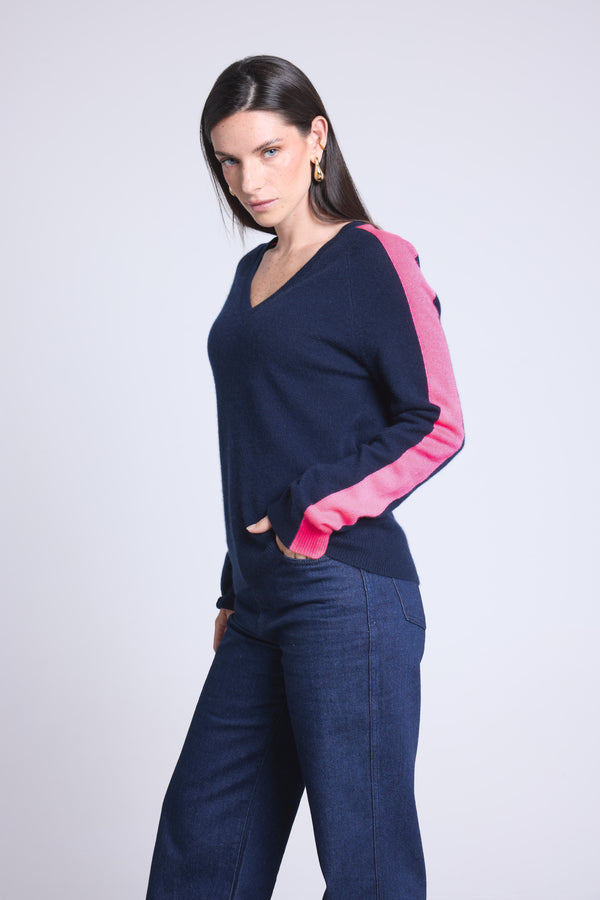 #BLEUMARINEROSEFLUO #FEMME