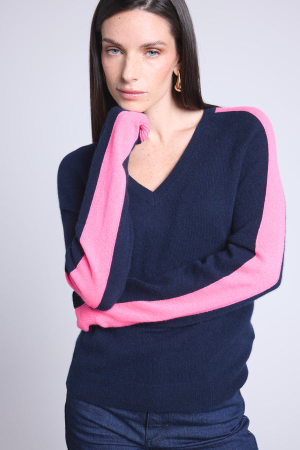 #BLEUMARINEROSEFLUO #FEMME