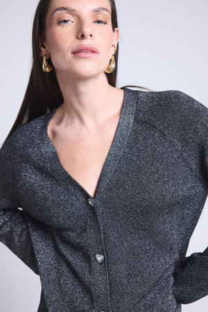 CARDIGAN LUREX BIJOUX - CRAWFORD