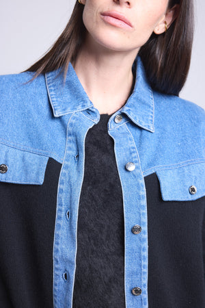 VESTE DENIM CACHEMIRE - DAPHNE