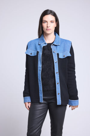VESTE DENIM CACHEMIRE - DAPHNE