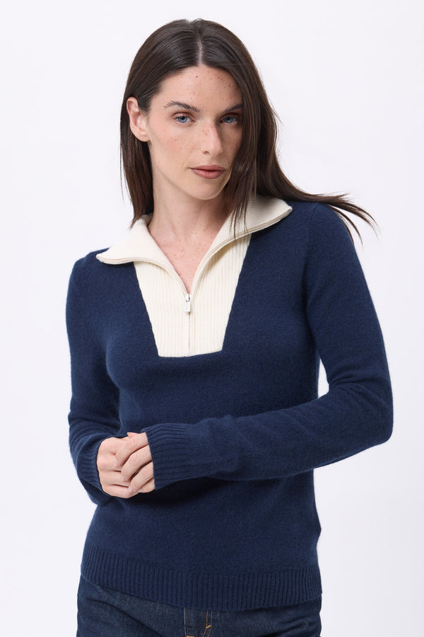 #BLEUMARINEBLANC #FEMME