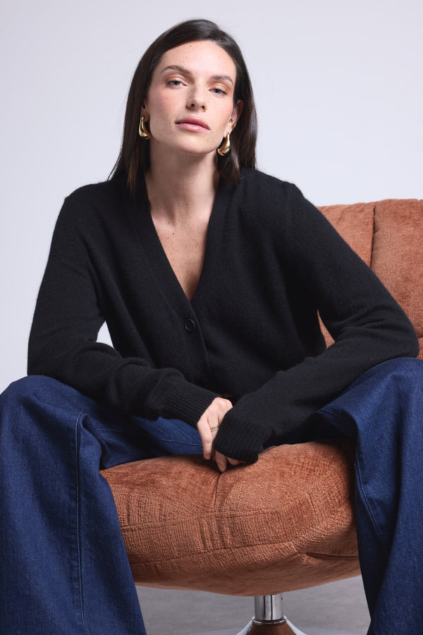 BOYFRIEND CARDIGAN COL V - GIADA