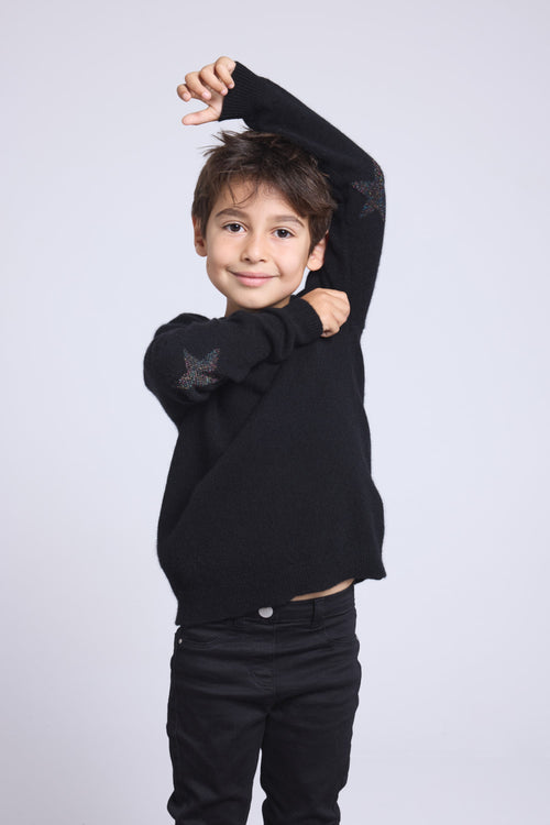 Pull Col Rond Etoile Coude Judy