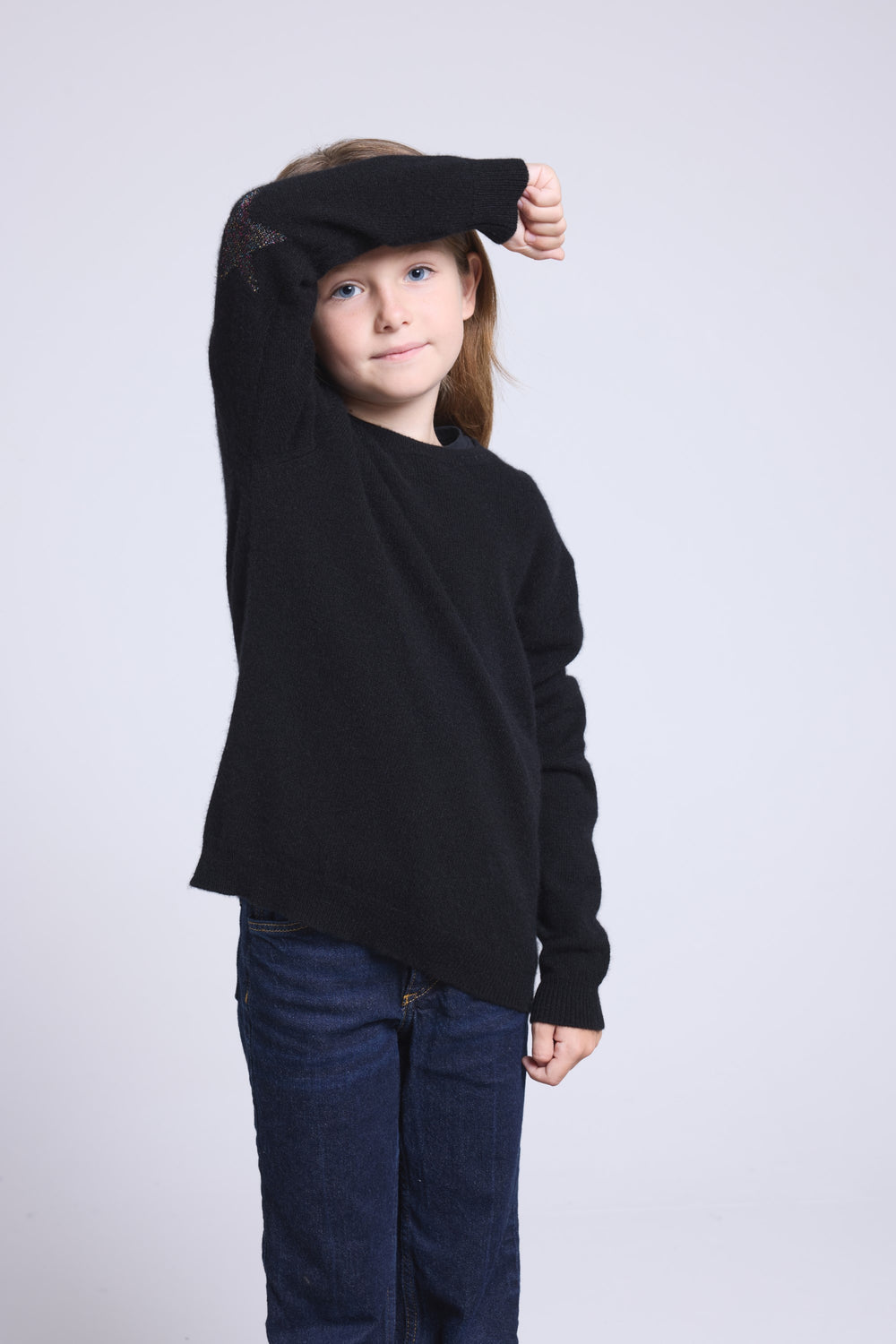 Pull Col Rond Etoile Coude Judy