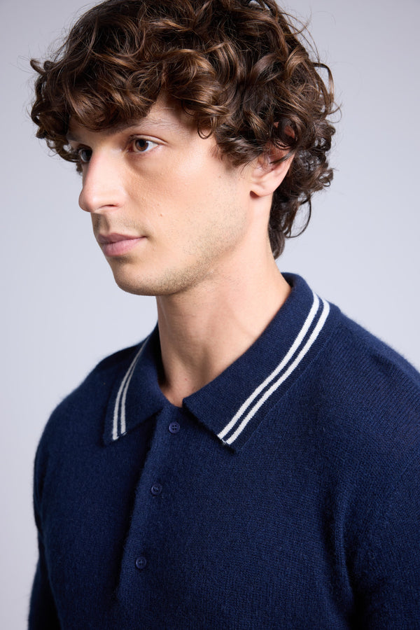PULL  COL POLO RAYURES - JULES