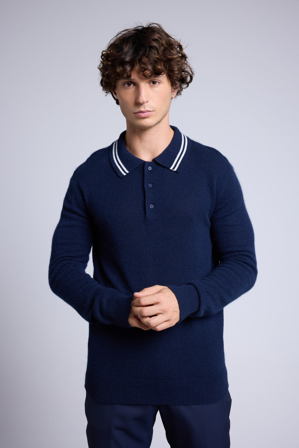 PULL  COL POLO RAYURES - JULES