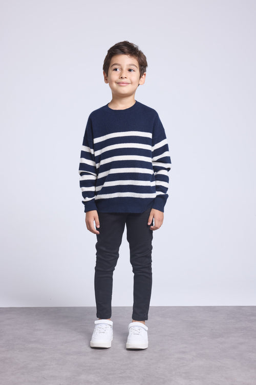 Pull Col Rond Col Rond Mariniere June