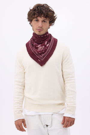 #BURGUNDYBLANC #HOMME
