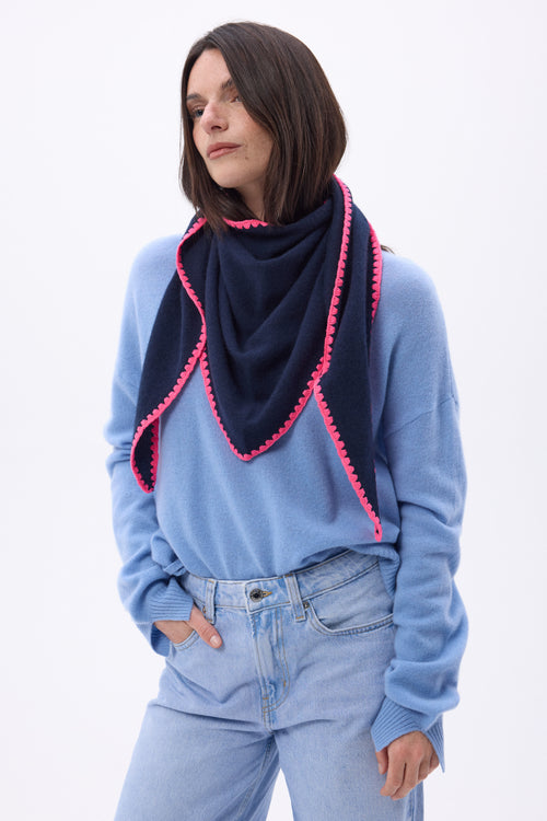 #BLEUMARINEROSEFLUO #FEMME