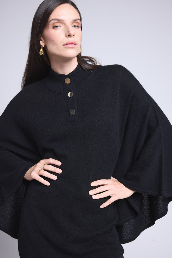 PONCHO BOUTONS DORES - MIRANDA